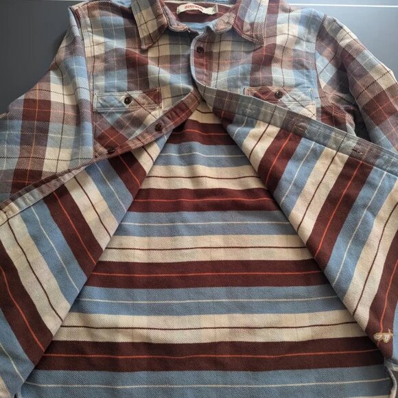 Birdwell Flannel Work Shirt Size S/M - Picture 5 of 6